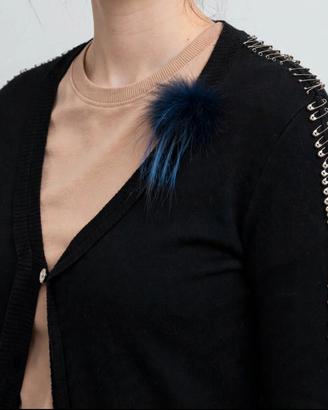cardigan in viscosa rock chic 