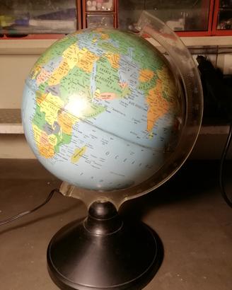 lampada mappamondo 