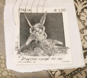 Francobollo usato Antonio Canova