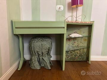 Toilette anni primi ‘900 dipinta a mano