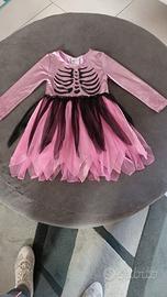 Vestito carnavale Halloween scheletro