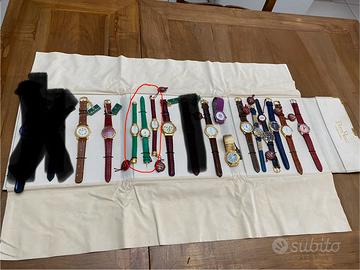 Stock 15 Orologi Vintage Nuovi + Raccoglitore