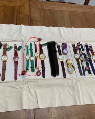 Stock 15 Orologi Vintage Nuovi + Raccoglitore