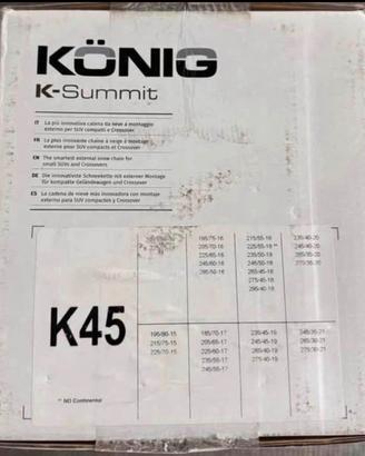 Catene da neve KÖNIG K-Summit K45