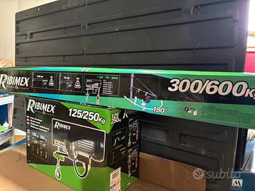 Argano e braccio supporto