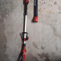 Tagliasiepi e svettatoio batteria