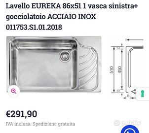 Lavello acciaio inox