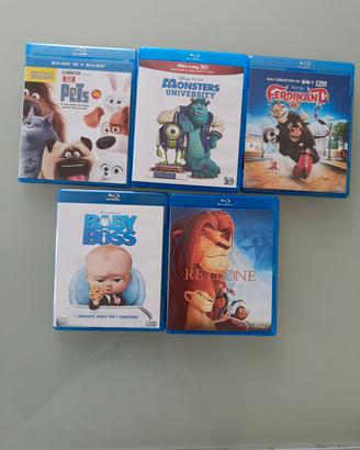 Blu ray cartoni animati.