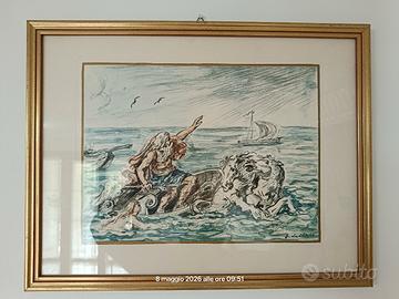  2 litografie de chirico