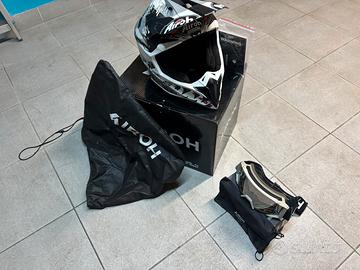 Casco airoh+maschera airoh
