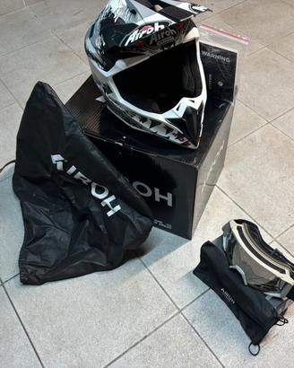 Casco airoh+maschera airoh
