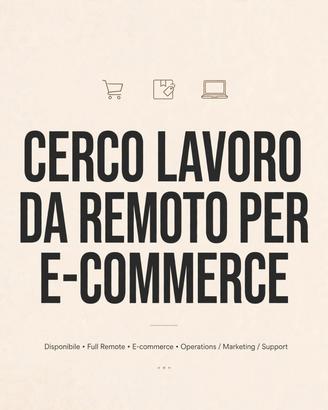 Lavoro REMOTO FISSO MENSILE 