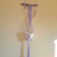 Porta vaso macramè Arazzo da appendere da parete 