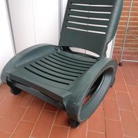 Coppia Lettini sdraio giardino grand soleil