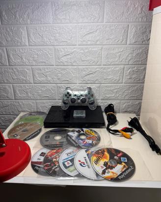 PlayStation 2 Superslim + controller + giochi