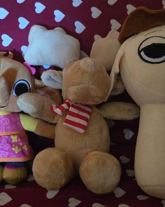 Lotto 4 peluche