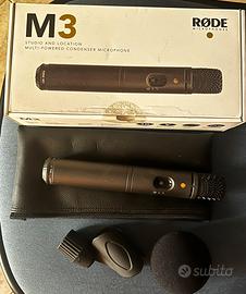 Microfono rode m3 condensatore professionale