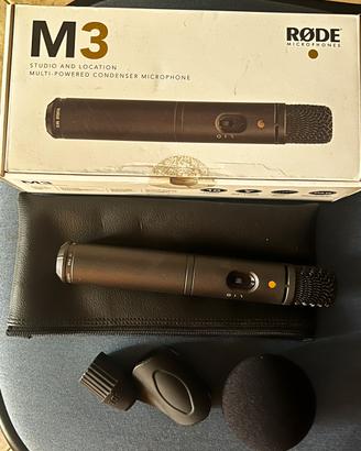 Microfono rode m3 condensatore professionale
