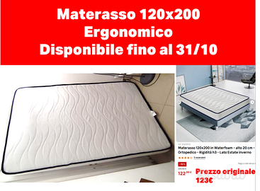 MATERASSO 120 X 200 Ergonomico