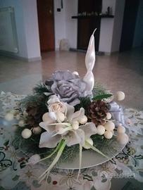 centrotavola elegante natalizio 