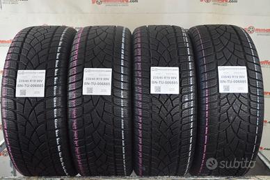 4 Pneumatici 235/45 R19 Dunlop Sp Winter Sport 3 D