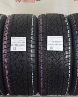 4 Pneumatici 235/45 R19 Dunlop Sp Winter Sport 3 D