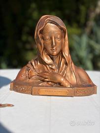 Busto Scultura "Vierge au Lys" – Firmato Gualino