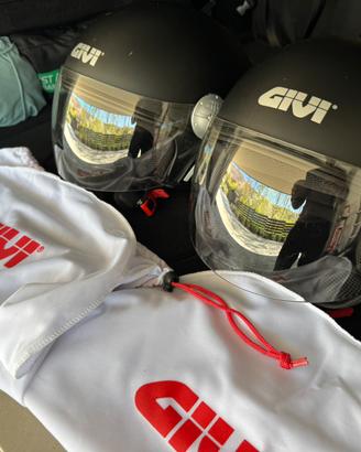 coppia casco  jet Givi taglia L e taglia M