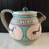 Teiera in ceramica vintage  ARS  Deruta-italy 