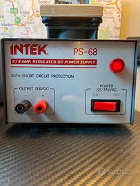 Trasformatore stabilizzato 6/8 A 13.8 Volts Intek
