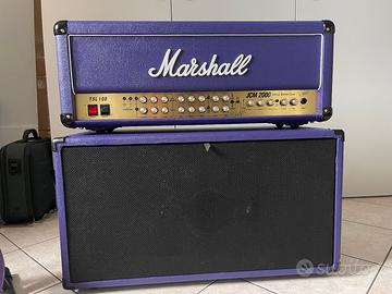 Testata Marshall TSL100 JCM 2000 con cassa 2x12"