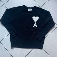 Maglione AMI Nero Taglia M Nuovo