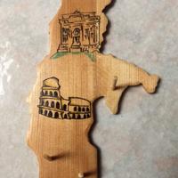 Portapresine,in legno LAZIO fatto a mano