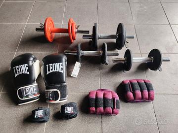 Manubri Palestra pesi Guantoni anche separatamente