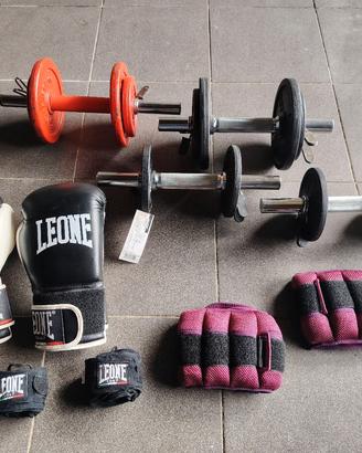 Manubri Palestra pesi Guantoni anche separatamente