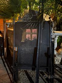 Letto antico in ferro battuto del 800