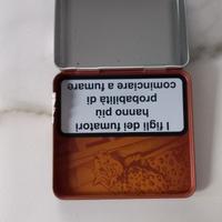 Scatolette sigarette in latta