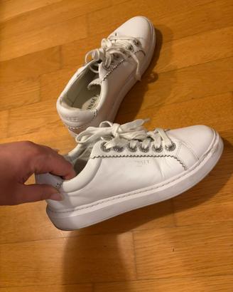 Scarpe twinset comw nuove sneakers bianche