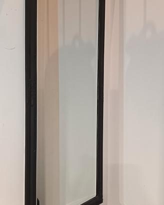 Specchio grande da parete 150x70 cm – Cornice Nera