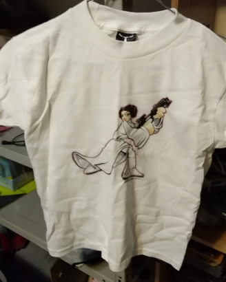Maglietta principessa Leia Star Wars bimba