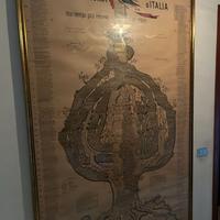 Stampa Originale Storia d'Italia 1911 Cornice