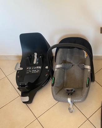base isofix girevole 360° e seggiolino 0 - 105 cm