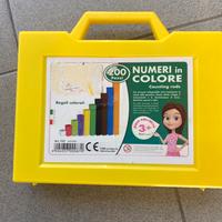Valigetta 200 Regoli Numeri in Colore CWR