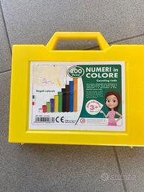 Valigetta 200 Regoli Numeri in Colore CWR
