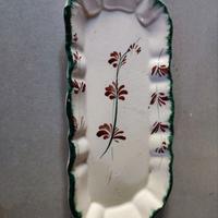 piatto decorativo in porcellana vintage