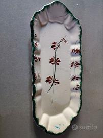piatto decorativo in porcellana vintage