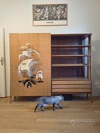 Armadio libreria vintage