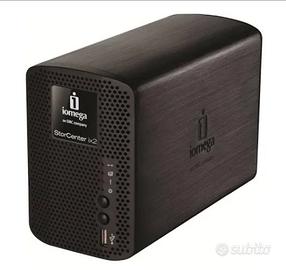 Nas  Iomega, 2 dischi 2tb WD red