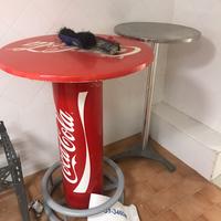 Tavolino rotondo alto adatto anche per giardino