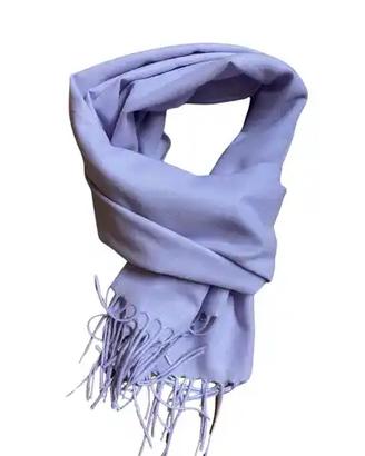 sciarpa glicine in tessuto pura lana superfine